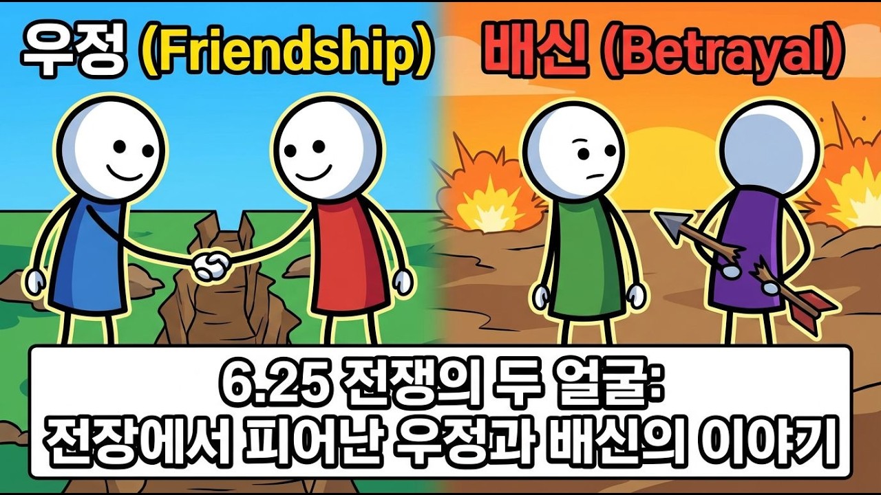6.25 한국전쟁 북한 남한 전쟁속의 우정과 배신