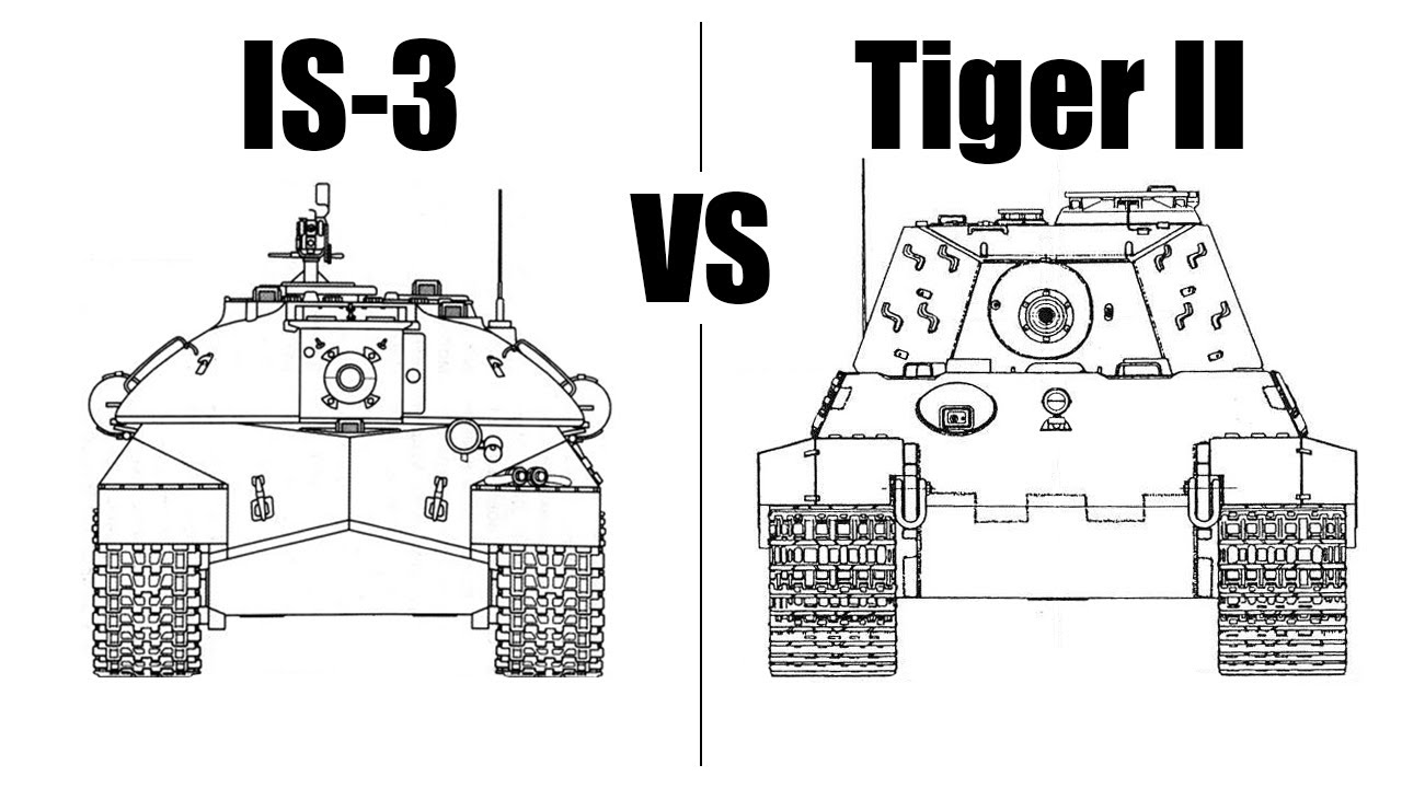 IS-3 vs Tiger II - porównanie czołgów
