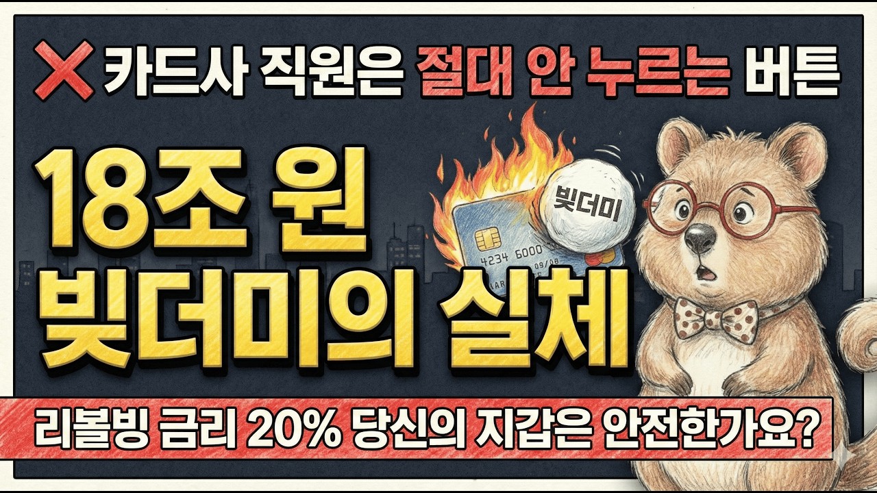 카드 리볼빙 쓰면 안 되는 이유 | 월 10만원 갚는데 빚이 안 줄어드는 충격적 구조