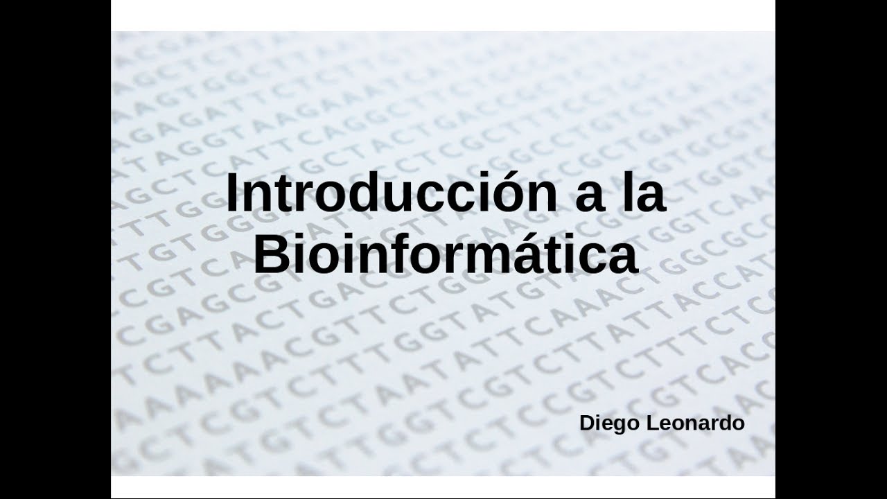 Introducción a la Bioinformática