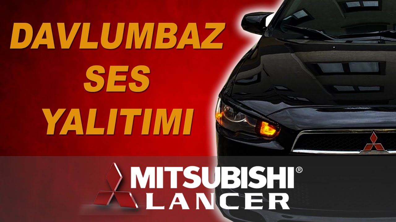 Mitsubishi Lancer Davlumbaz Ses Yalıtımı