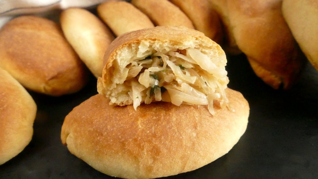 Самые вкусные печеные пирожки с капустой из Хрущевского, холодного, нестареющего  теста! Без яиц!
