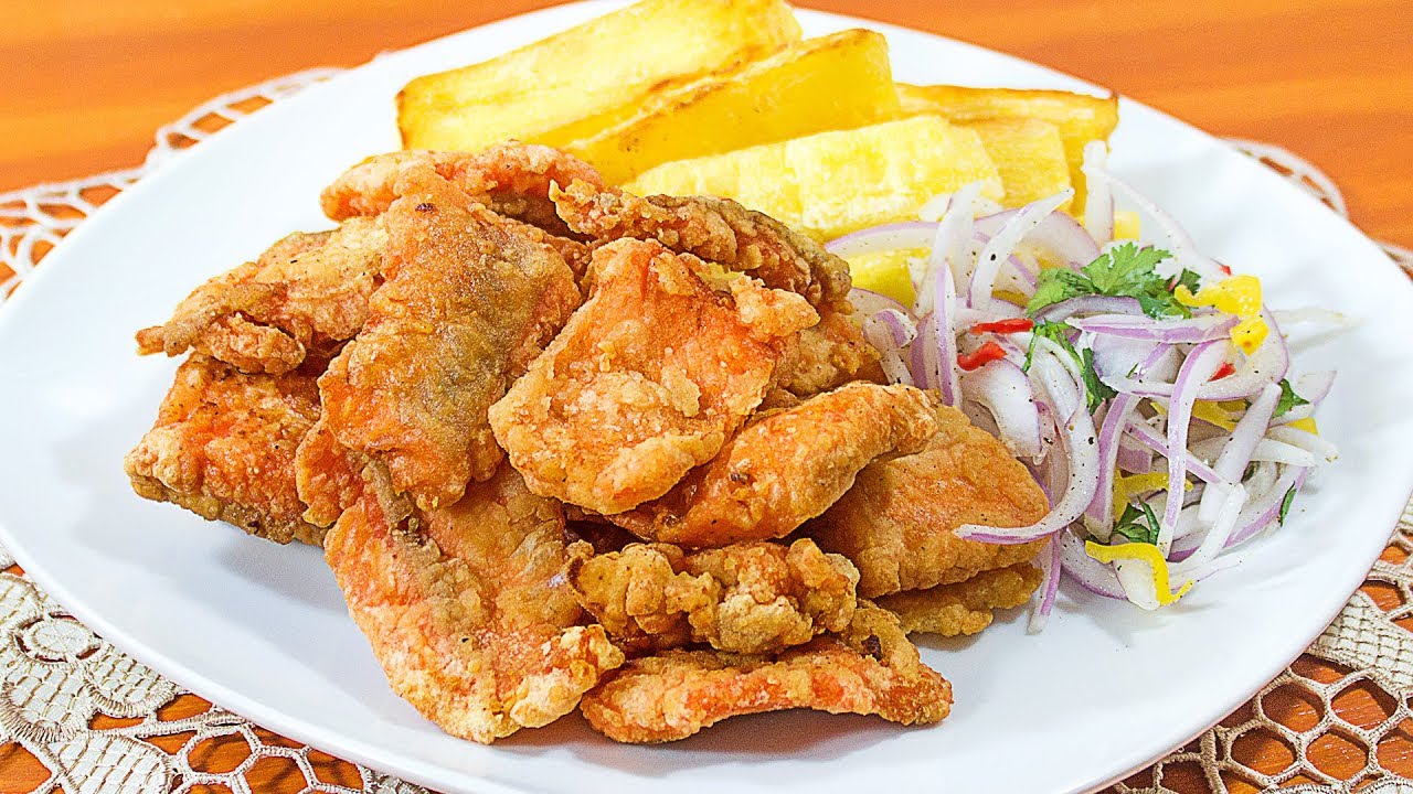 CHICHARRON DE PESCADO | FACIL Y DELICIOSO | RECETA PERUANA | Sazón y Corazón