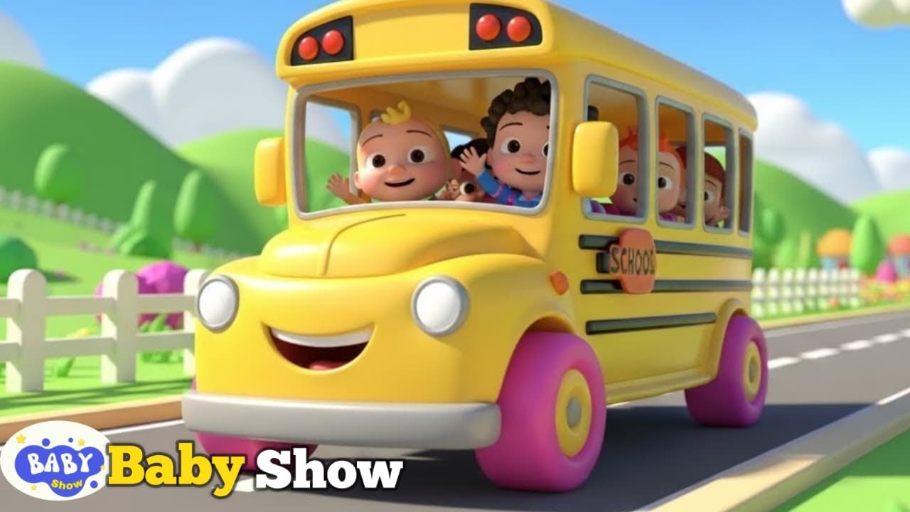 Wheel on the Bus | Kids Nursery Rhymes & Kids Songs