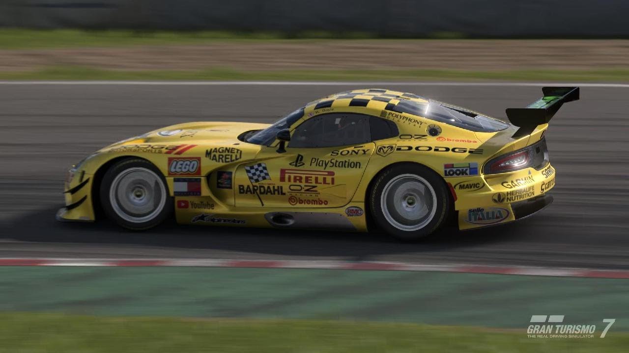 Gran Turismo 7 | Dodge Viper SRT GT3 | IA | Tsukuba | 1:02.305