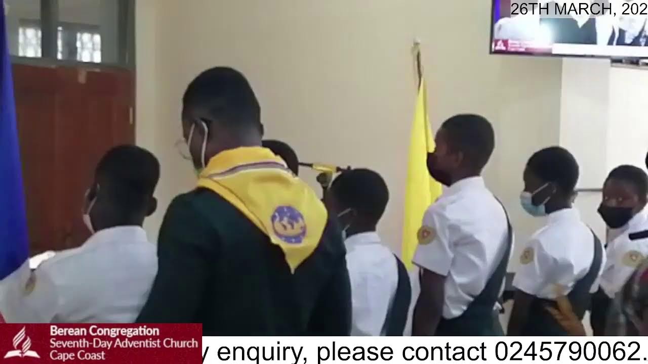 Berean SDA Cape Coast PathFinder Induction Service 2022
