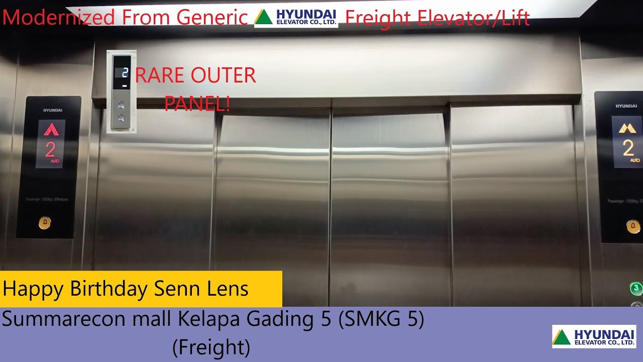 Summarecon Mall Kelapa Gading 5, Jakarta: Brand NEW Hyundai WBST1 Freight Elevator/Lift