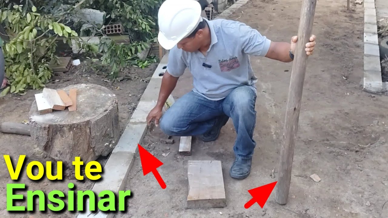 Fácil fazer Compactador caseiro! Sola até pedra!