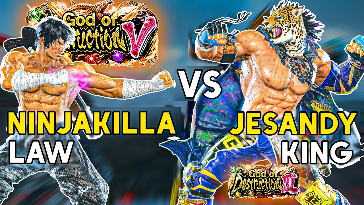 NinjaKilla (Law) vs Jesady (King) High Level Ranked Matches – Tekken 8