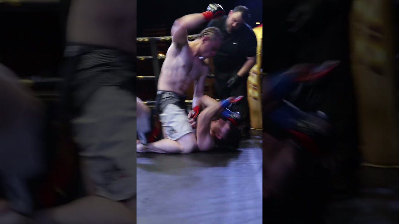 SAVAGE GROUND & POUND FINISH IN MMA EVENT BY COMBAT SPORTS COVERAGE