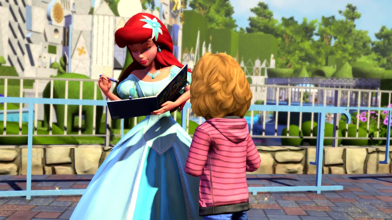 Kinect Disneyland Adventures - All Ariel voice lines
