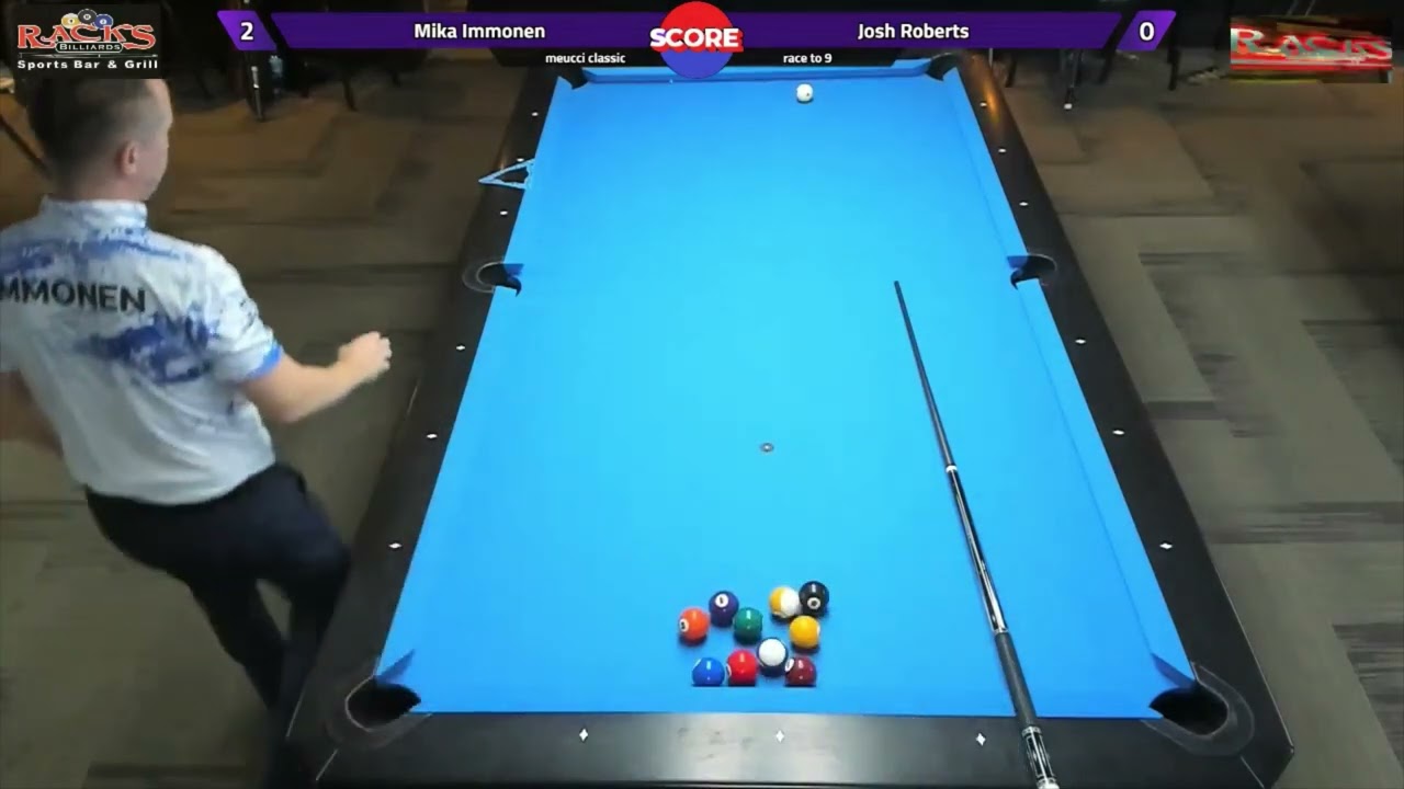 Josh Roberts vs Mika Immonen | 2021 Racks Billiards Sanford FL Open 10-Ball 2nd Annual Meucci Class.