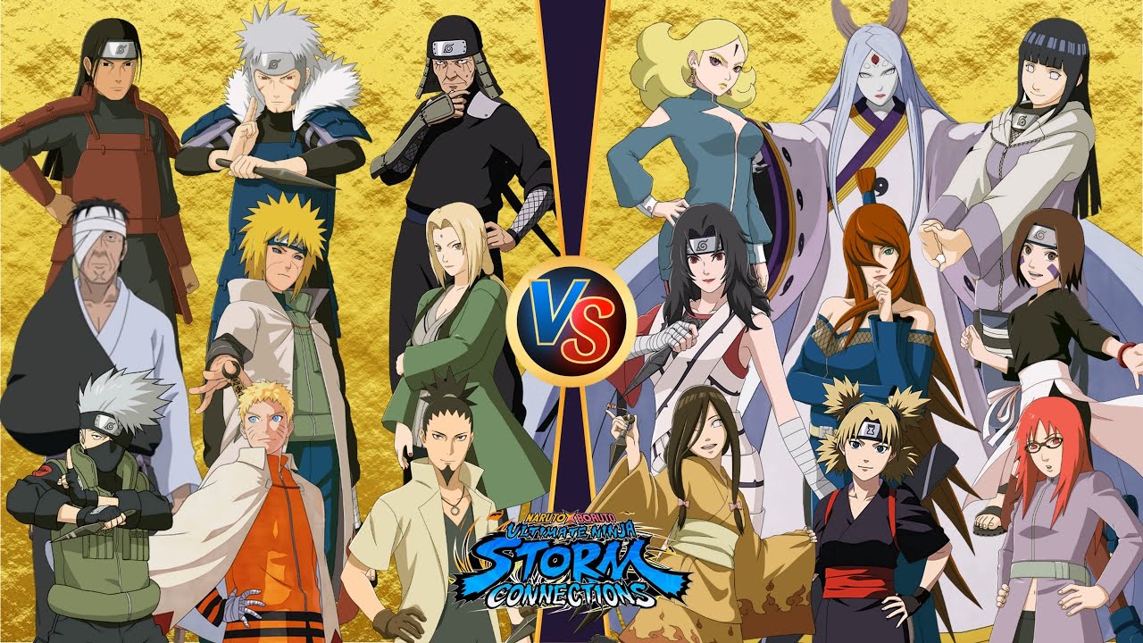 【 Hokage (Temporary) Team VS Women's Ninja Team  Marathon battle 】 NARUTO X BORUTO Ninja STORM