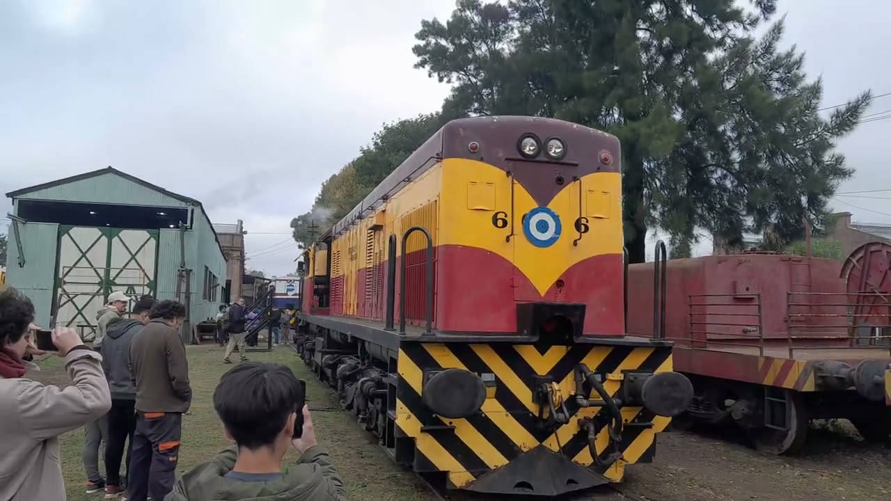 Arranque de la U13C para remplazar a la locomotora de vapor q se rompió una manguera de vapor