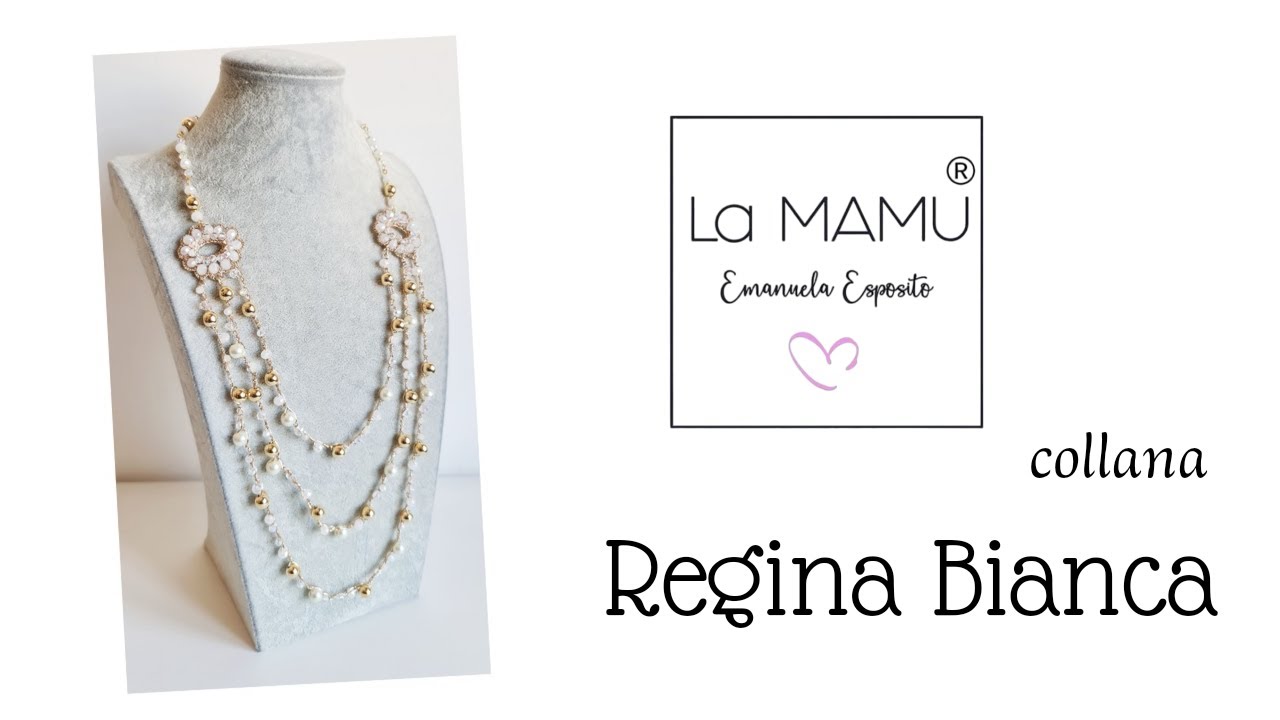 REGINA BIANCA collier realizzato ad uncinetto per la VIP ROOM di TESSILAND