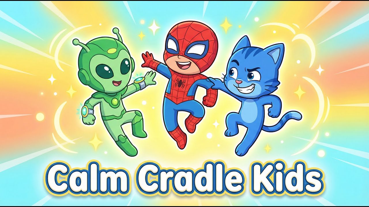 Epic Cartoon Battle! 🕷️ Alien Hero vs Blue Cat | Fun Kids Animation