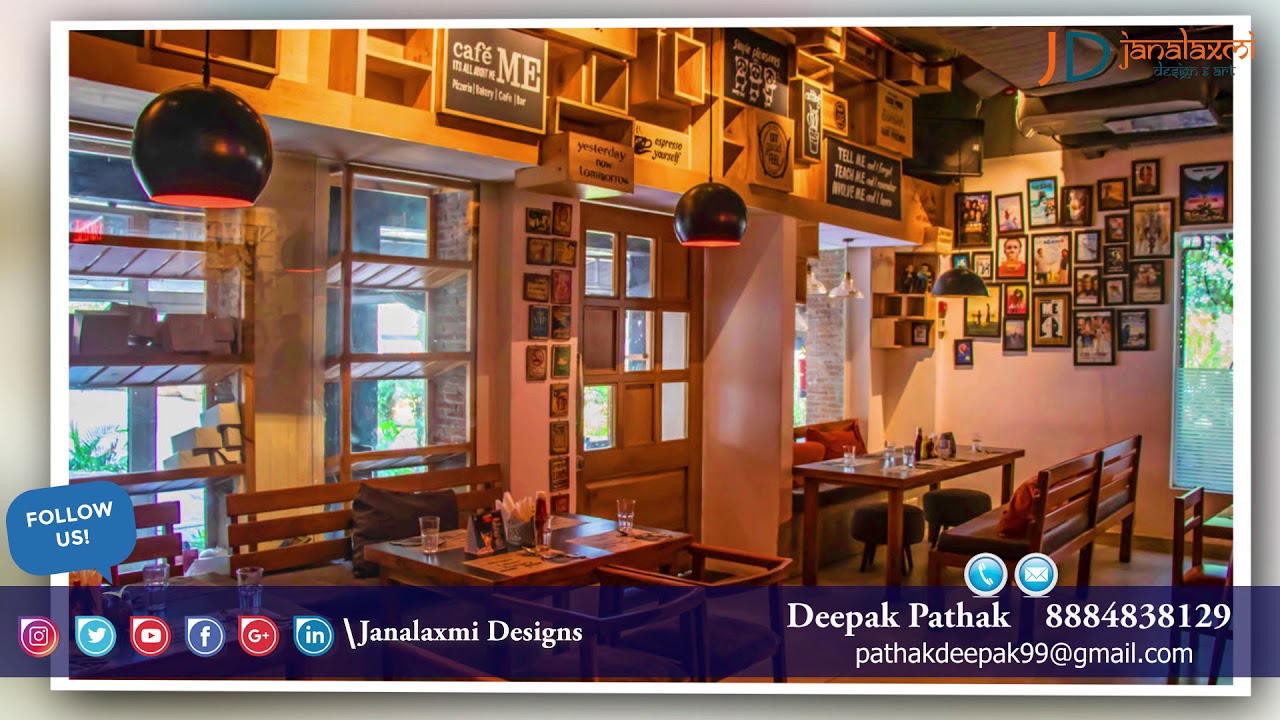 Latest Cafe interior design 2020 | Restaurant Design | @janalaxmidesigns