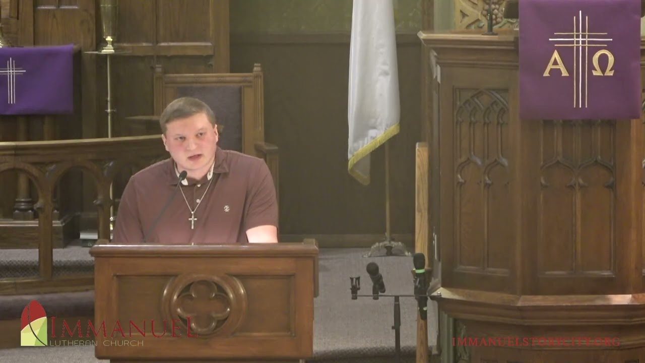 Immanuel Lutheran Story City || Isaac Kubat || Message 3.1.26