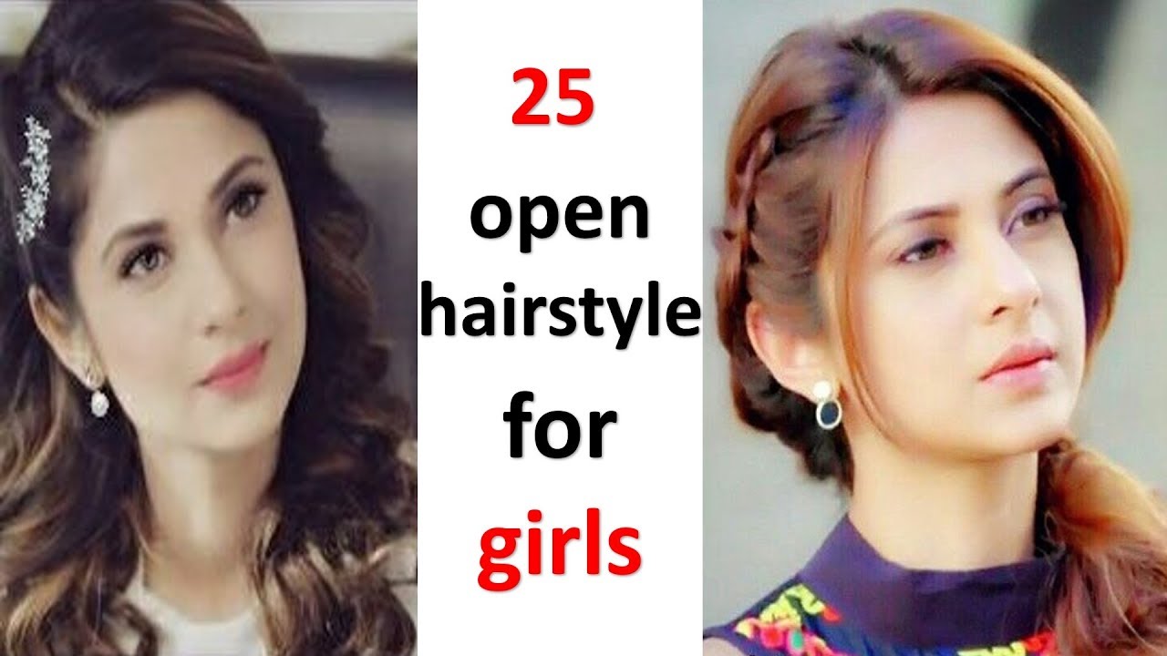 25 unique open hairstyles for girls