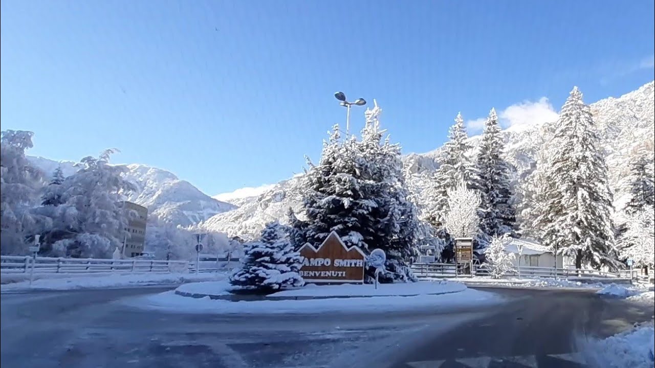 Bardonecchia Olimpic City in 2006  (ITALY) From the village entrance to the ski slopes 05/12/22#alps