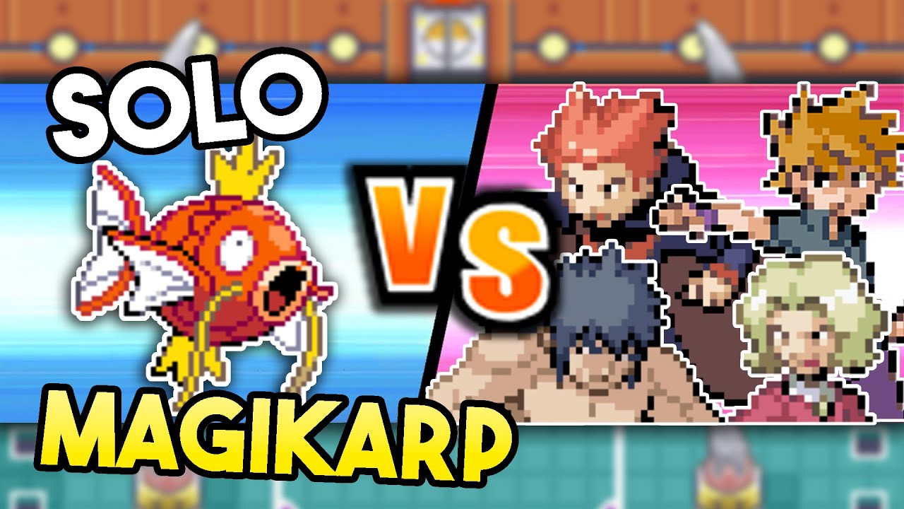 ¿Puedo Pasarme LA LIGA POKÉMON SOLO con MAGIKARP?