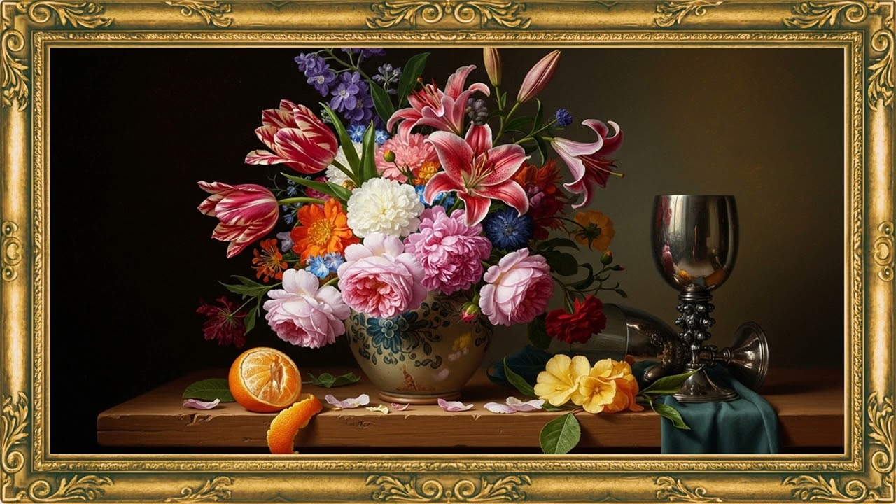 Refined Oil Painting Visual | Smart TV Decorative Art