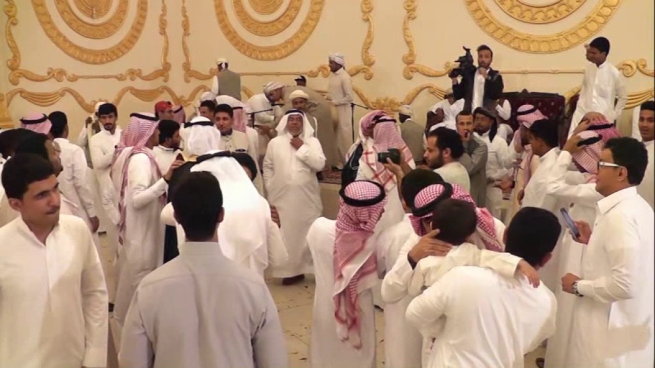 زواج عدنان محسن صالح عمر با طهف جد هـ 1438 هـ  1 من 4
