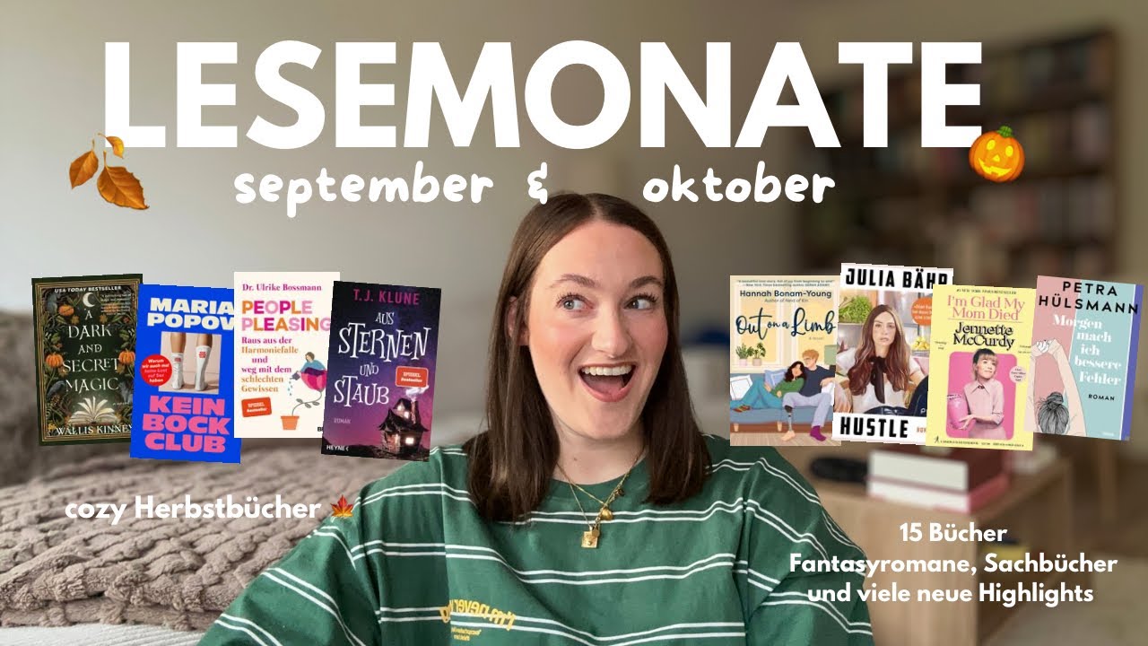 der Herbst ist da! 🍂 diese 15 Bücher habe ich bisher gelesen: von Fantasy bishin zu Sachbuch 📖