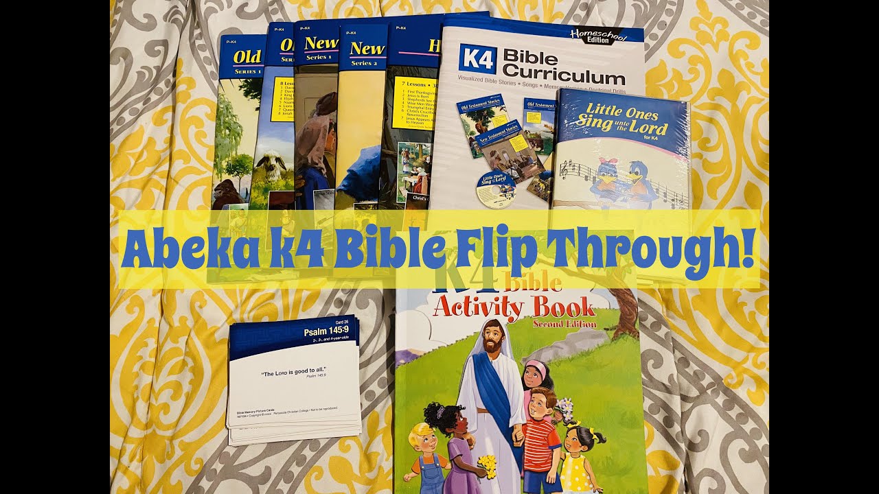 Abeka k4/preschool Bible Curriculum Flip through!