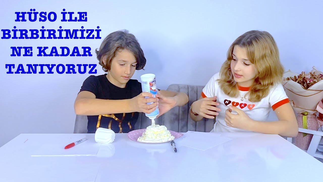 Cezalı - Kardeşimle Birbirimizi Ne Kadar iyi Tanıyoruz Challenge. Ecrin Su Çoban