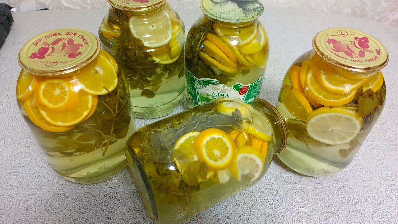 АПЕЛЬСИНОВЫЙ МАХИТО на зиму.Апельсин лимон мято самый простой но очень вкусный компот.
