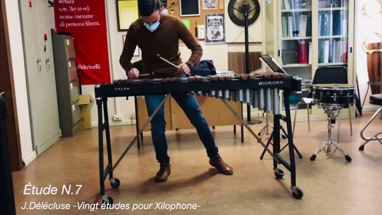 ÉtudesN.7 Jacques Délécluse -Vingt études pour Xilophone-