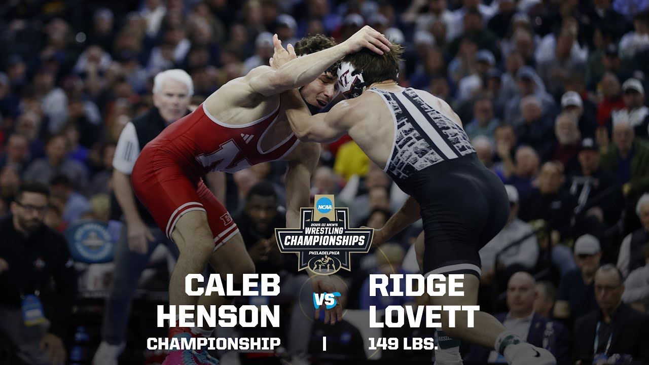 Caleb Henson vs. Ridge Lovett: 2025 NCAA wrestling championship (149 pounds)