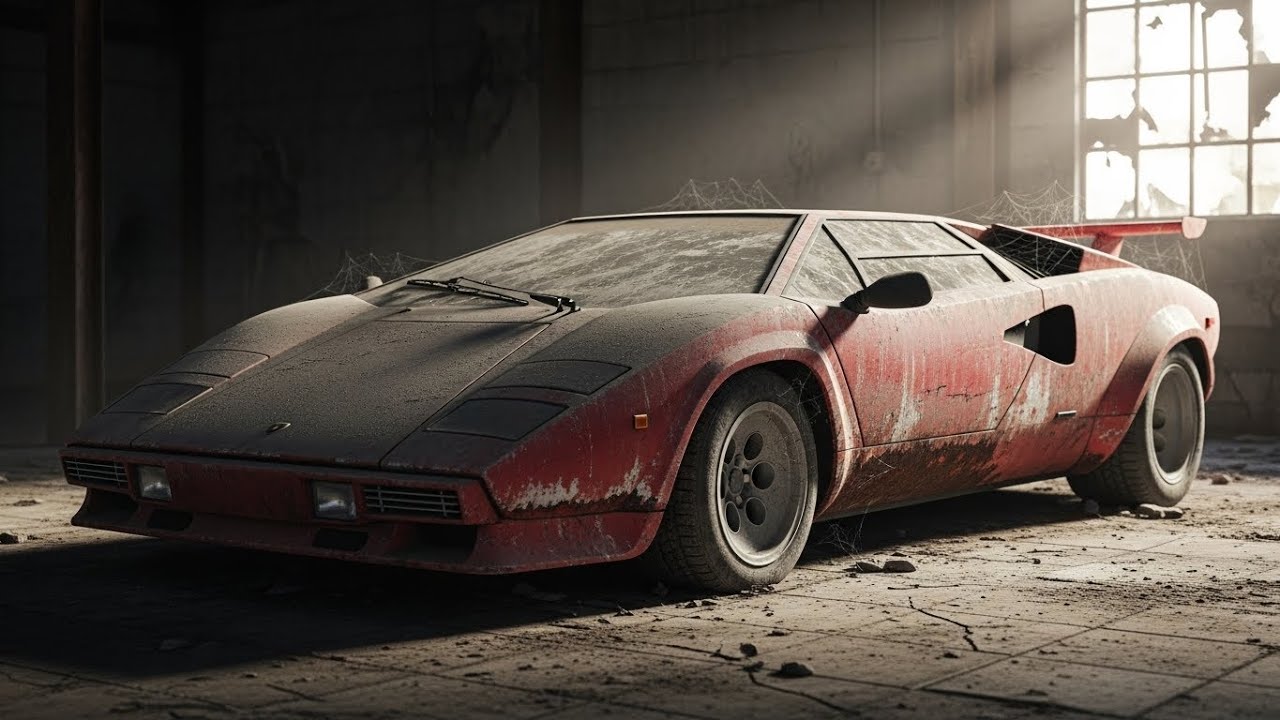 ASMR Car Restoration! Full Rebuild of 1984 Lamborghini Countach LP500S from total Abandoned New 