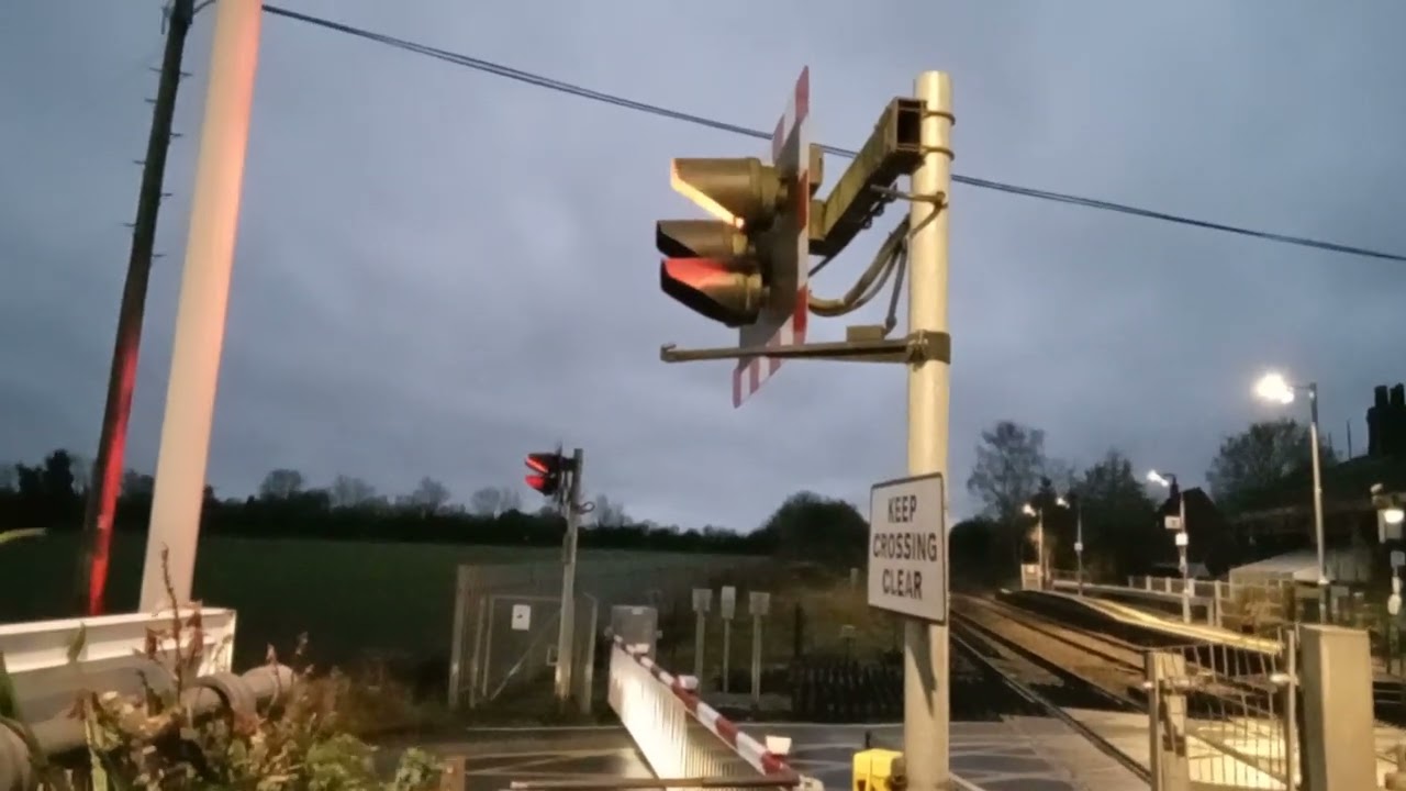 Spooner Row level crossing Norfolk with Double pass