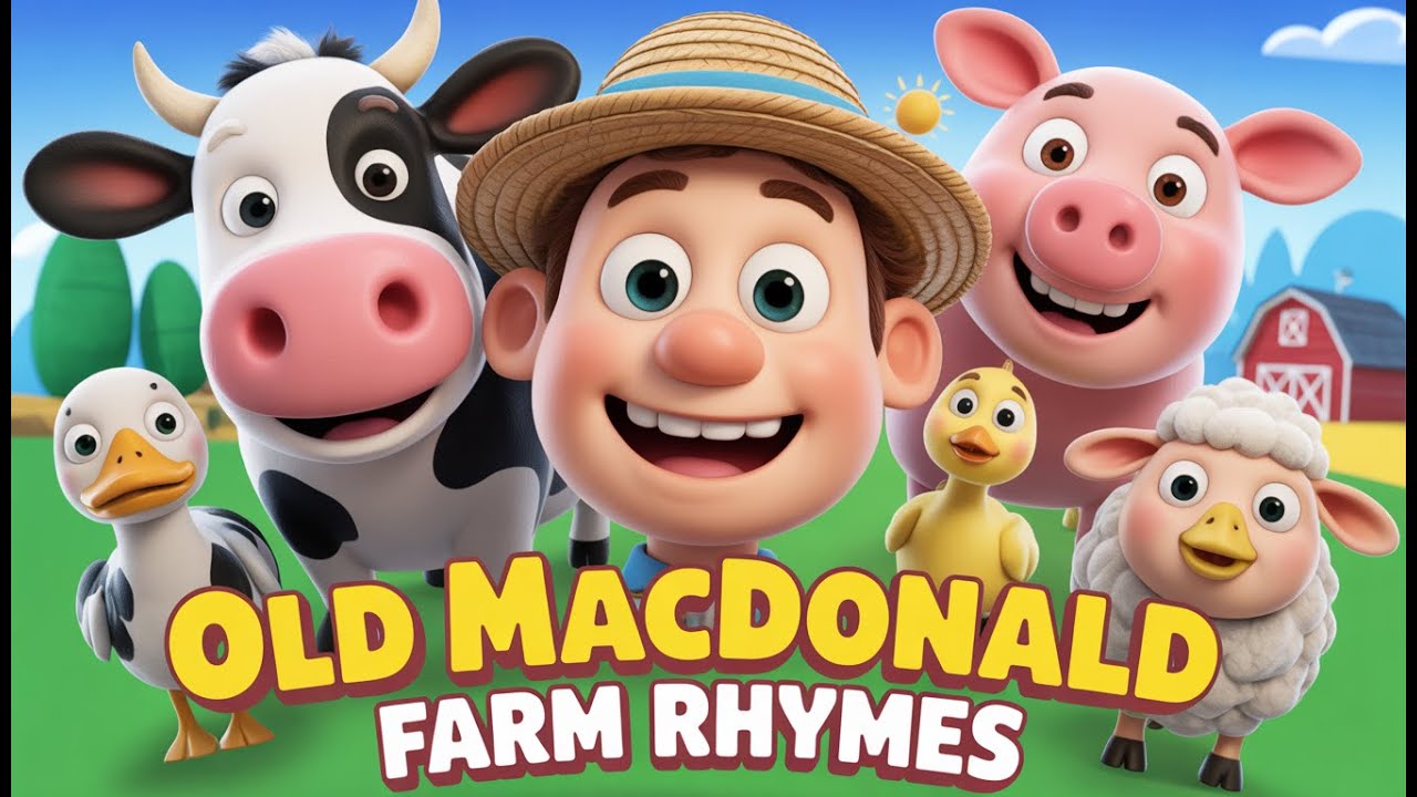 У старого Макдональда была ферма 🐄🎵 | Песенка про сельскохозяйственных животных для детей | Детск...