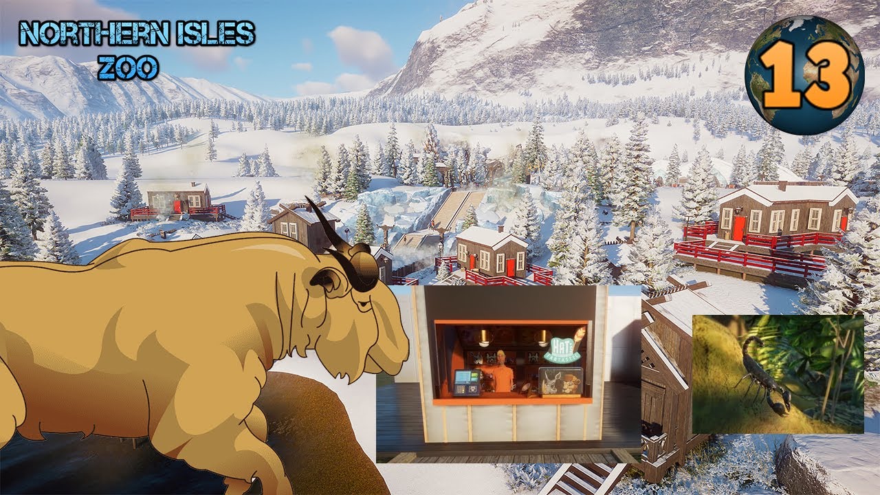 Planet Zoo Franchise - Building Shops, Exhibits and a Great Takin Habitat - EP13