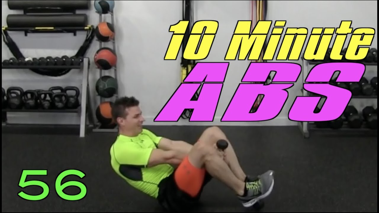 Quick 10 Minute Ab Workout At Home With Dumbbells