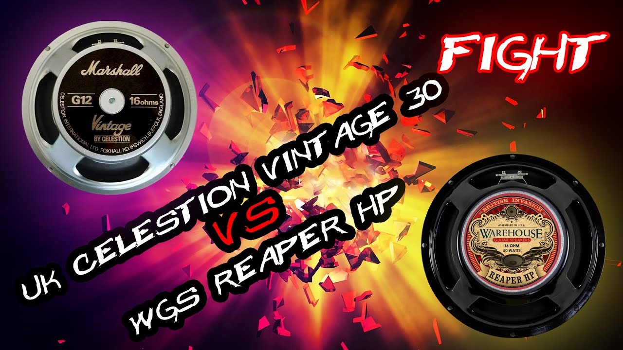 Metal Speaker Shootout: Celestion Vintage 30 vs WGS Reaper HP