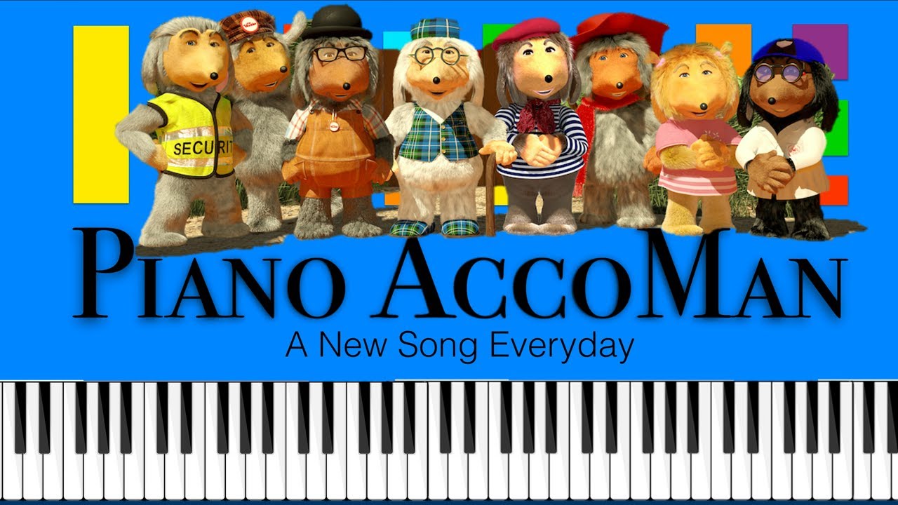 The Wombles Theme Song (Slow Easy Medium) Piano Tutorial 4K