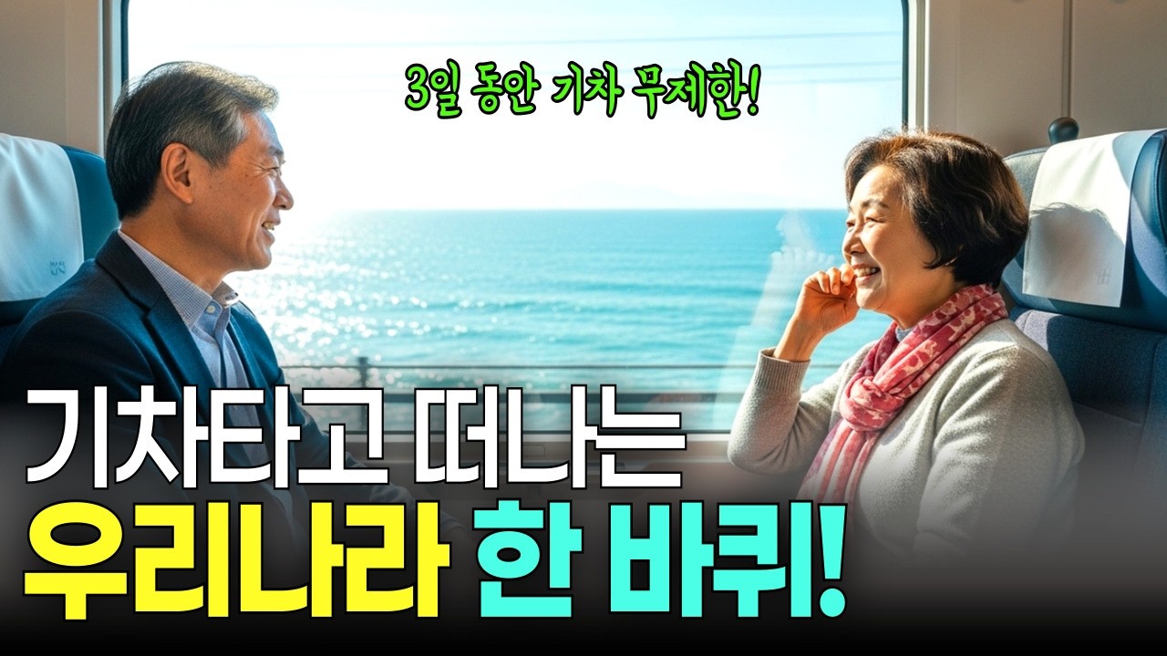 KTX 왕복 10만원으로 떠나는 기차여행! 3일간 기차 무제한으로 우리나라 한 바퀴 도세요