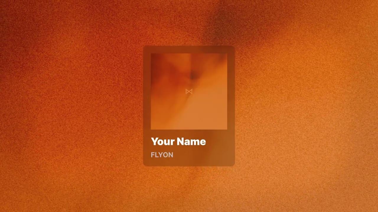 Flyon - Your Name