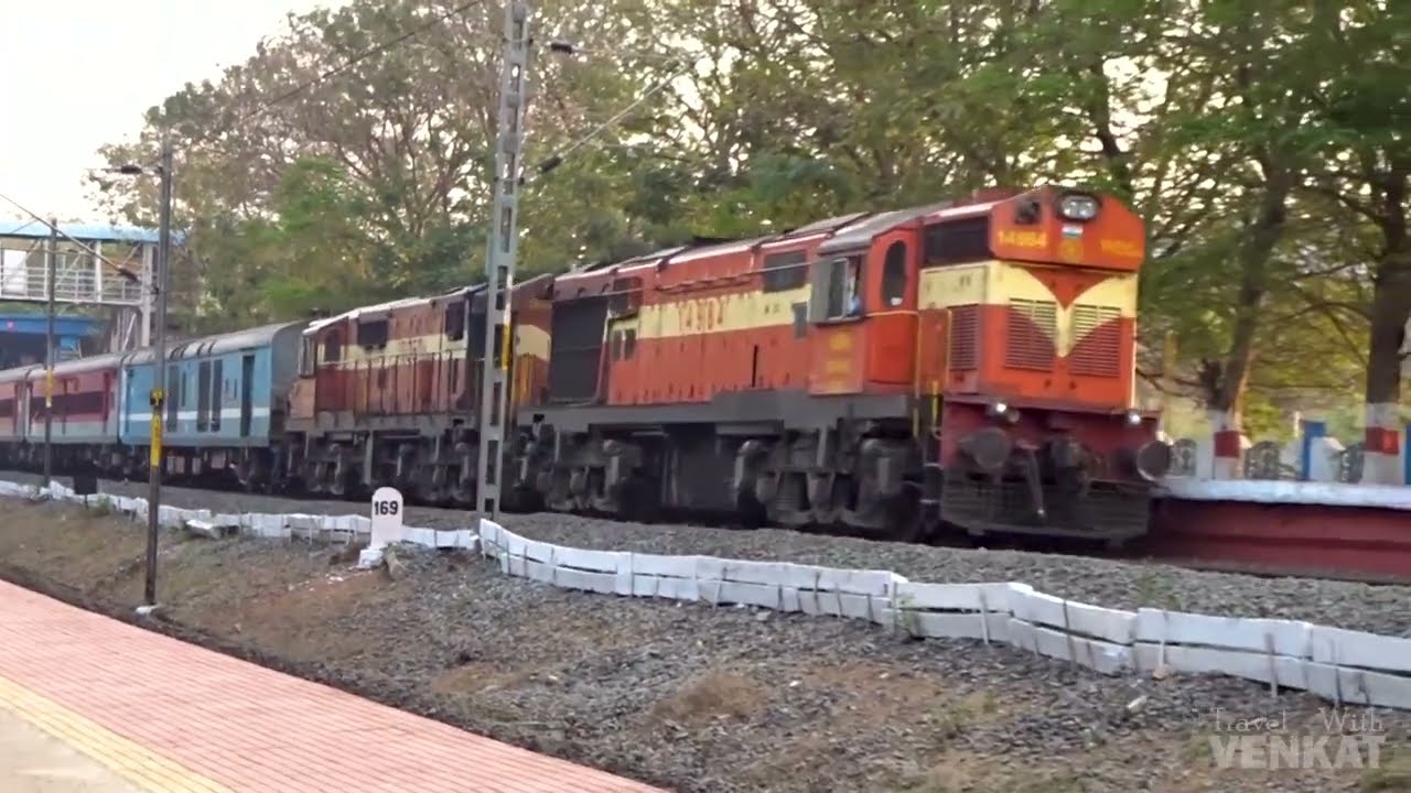 RAYALSEEMA EXP (12794) -  NIZAMABAD to TIRUPATI Skipping Hitech City | Travel With Venkat