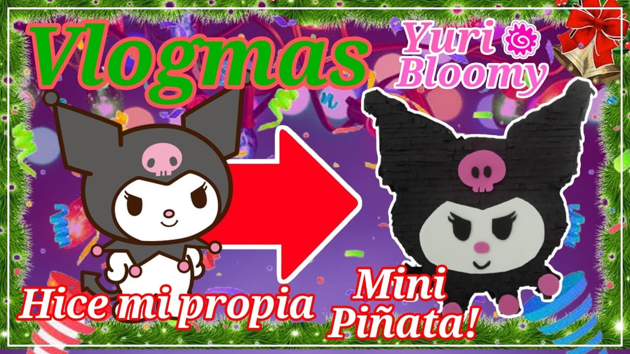 ¡Piñatita de Kuromi de Sanrio! // Diy Sanrio barato y fácil de conseguir