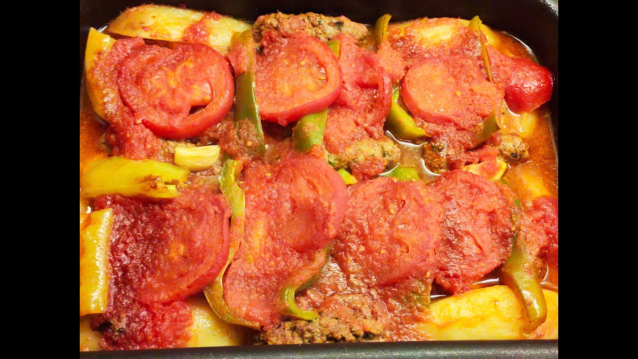Измирские кёфте в духовке ( İzmir k&ouml;ftesi ) #izmirkofte #turkmutfagi #турецкаякухня #turkiye