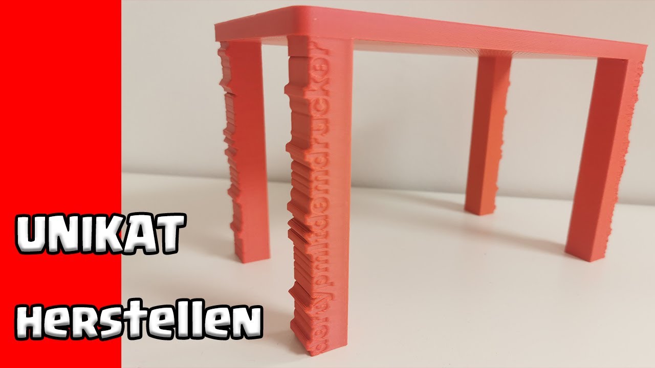 Gegenstände personalisieren | 3D Druck | ein Tritt für mein Druckerzimmer