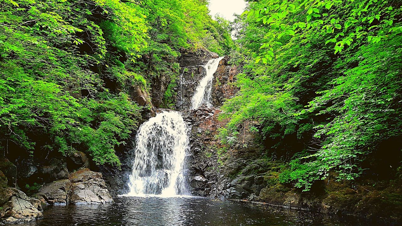 Rha Waterfall, Uig, Isle of Skye | Uig Woods | The Falls of Rha, Scotland | Waterfall in Uig Woods