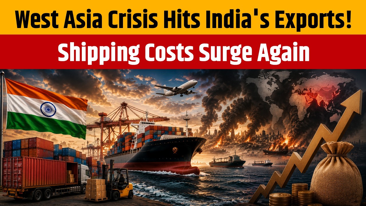 West Asia Crisis: Is India's Export Sector in Danger? Business News | Indian Economy | Shipping