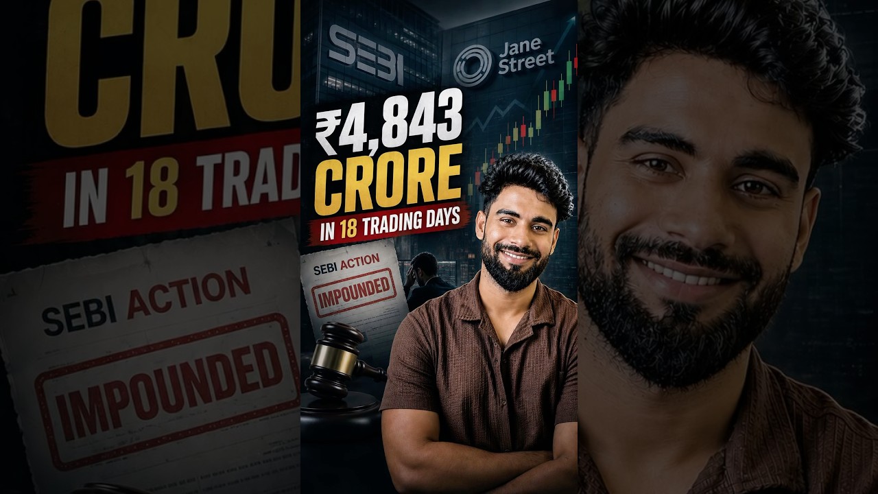 ₹4,843 Crore in 18 Days! Jane Street SEBI Case Explained #shorts