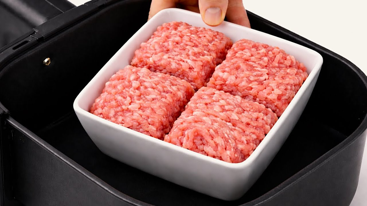 Таким вкусным фарш из аэрогриля ещё не был! Идеально для ужина!